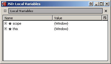 Ventana de Venkman undocked